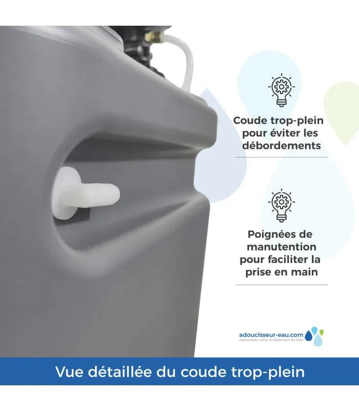 Adoucisseur Eau 20L Fleck 5600 SXT - Anti-Calcaire Volumétrique - Pour Maison