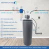 Adoucisseur d'eau 20L Fleck 5600 SXT complet avec accessoires