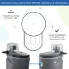 Adoucisseur d'eau 20L Fleck 5600 MV complet avec accessoires