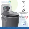 Adoucisseur d'eau 20L Fleck 5600 MV complet avec accessoires