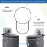 Adoucisseur d'eau 30L Fleck 5600 MC complet avec accessoires