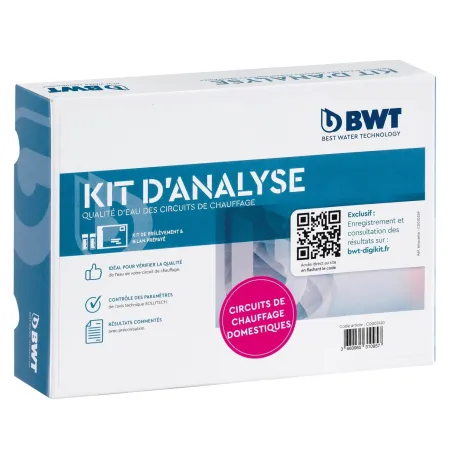 Analyse d'eau de chauffage - BWT SoluTech Analyses Domestiques