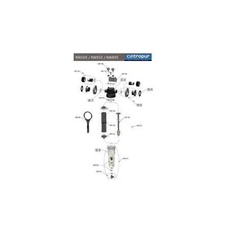 Filtre Cintropur NW800 3" - Filtre sédiment 25 microns