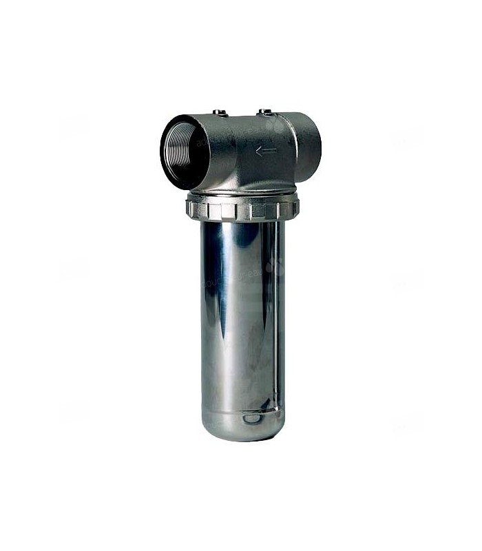 Porte-filtre à eau chaude chrome/inox - 9 - 40/49