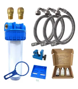 Kit Installation pour Adoucisseur d'Eau Raccord M-FC 1" (26/34) Cuivre et PER