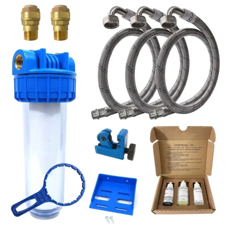 Kit Installation pour Adoucisseur d'Eau Raccord M-FC 1" (26/34) Cuivre et PER