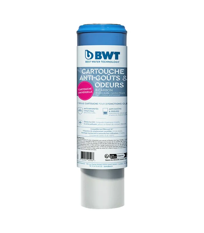 Cartouche B.CARBON 25µm - Cartouche BWT au charbon actif