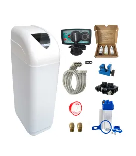 Adoucisseur d'eau 8L Fleck 5600 MV complet avec accessoires