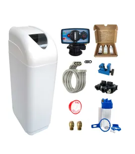 Adoucisseur d'eau 10L Fleck 5600 MC complet avec accessoires