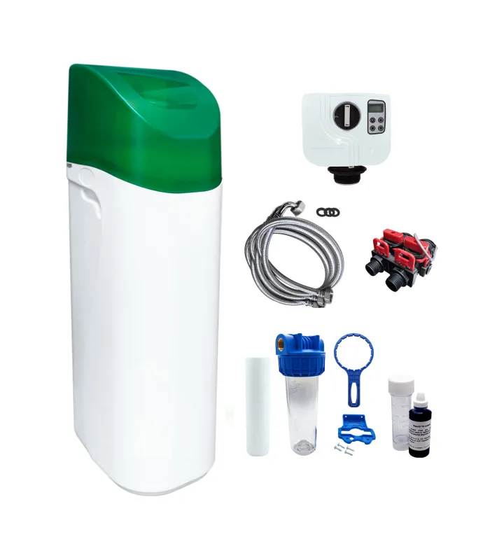 Adoucisseur d'eau 14L Vanne Canature Complet avec Accessoires - 1 à 3 personnes