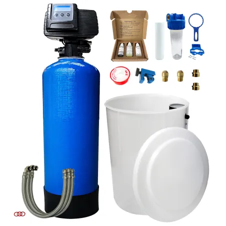 Adoucisseur d'eau bi bloc 50L Fleck 5600 SXT complet avec accessoires
