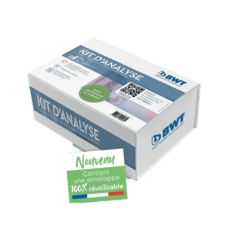Kit d'analyse d'eau de forage et de puisage - BWT SoluTECH Analyses Eaux de Puisage et Forage