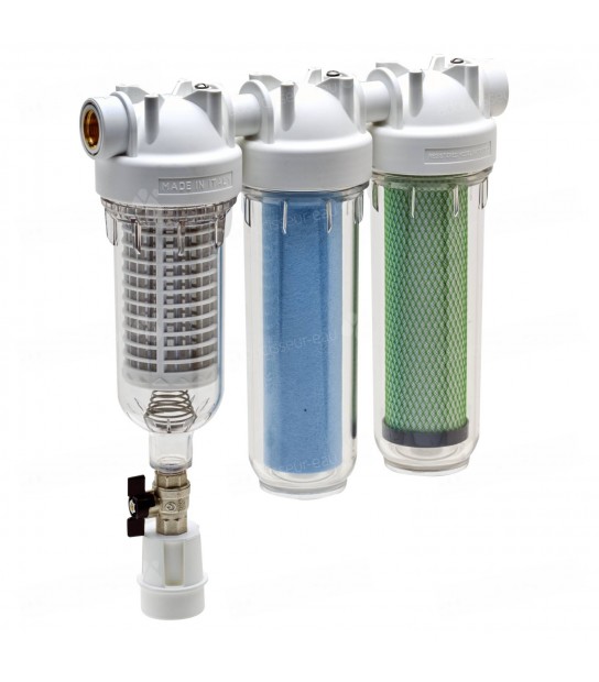 Filtre de rechange pour purificateur d'eau au robinet Philips X-Guard  vertical, cartouche d'eau à charbon actif