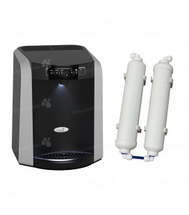 Distributeur D'eau Oasis POLARIS Fontaine à Eau Fraiche - Tempérée et Chaude kit de filtration 5µm et charbon actif