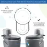Addolcitore Acqua 30L TOODO Fleck 5800 SXT elettronico volumetrico