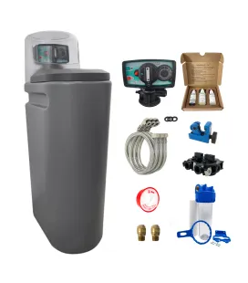 Adoucisseur d'eau 16L Fleck 5600 MV complet avec accessoires