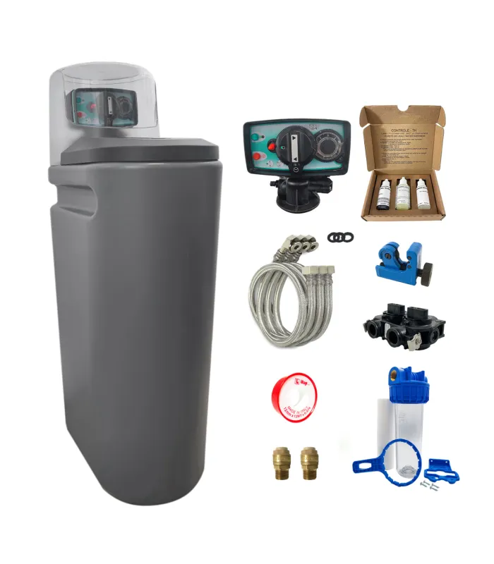 Adoucisseur d'eau 30L Fleck 5600 MV complet avec accessoires
