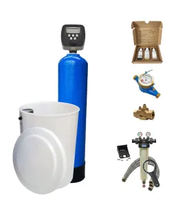 Adoucisseur d'eau bi bloc 75L Clack WS15P complet