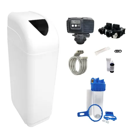 Adoucisseur d'eau 20L vanne Fleck 5600 SXT Complet Bac Blanc - Kit essentiel