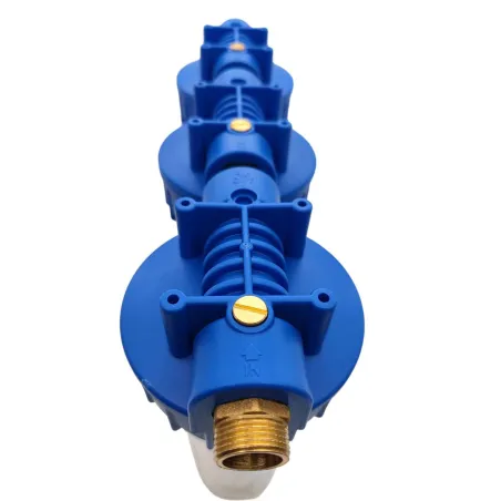 Triple porte filtre 9"3/4 - 20/27 avec cartouche 60 µm + 20µm + filtre 2 en 1 (CA + 5µm)