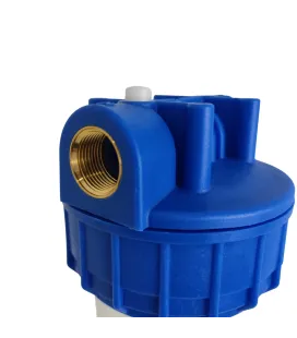 Double porte filtre à eau 9"3/4 - 26/34F avec cartouche 20µm + Polyphosphate