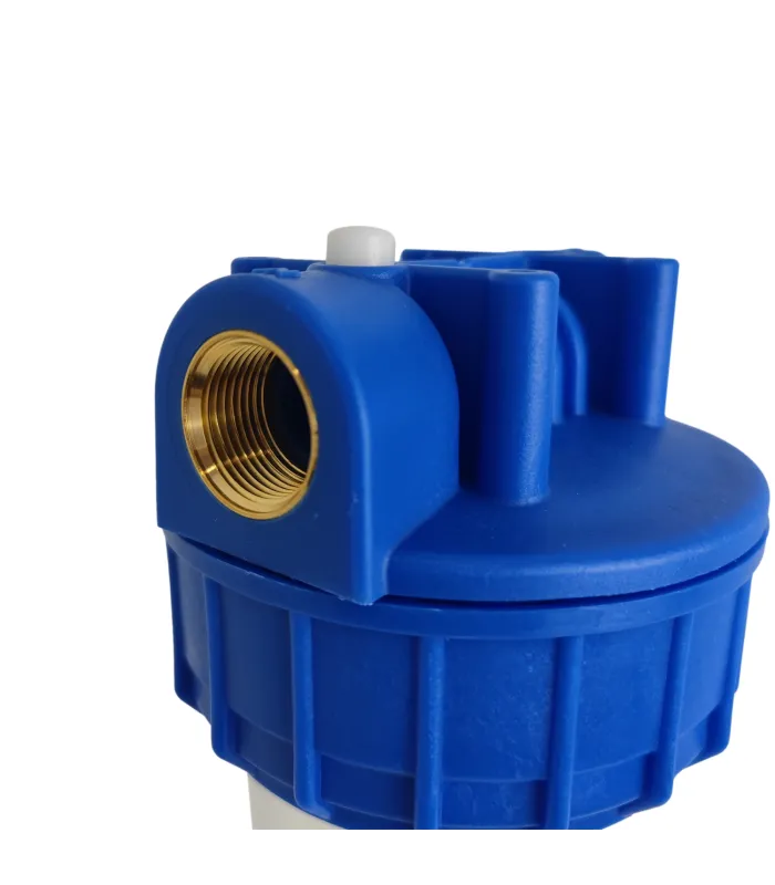 Double porte filtre à eau 9"3/4 - 26/34F avec cartouche 20µm + Polyphosphate