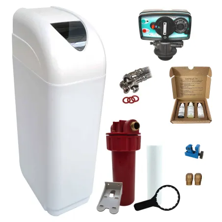 Adoucisseur d'eau 8L Fleck 4600 MV eau chaude complet avec accessoires