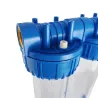 Double porte filtre à eau 20"- 26/34 F insert laiton 1"