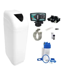 Adoucisseur d'eau 16L vanne Fleck 5600 MV Complet Bac Blanc - Kit essentiel