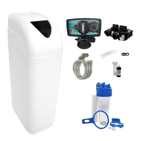Adoucisseur d'eau 16L vanne Fleck 5600 MV Complet Bac Blanc - Kit essentiel