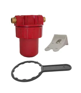 Porte filtre à eau 5"- 20/27M opaque et insert laiton