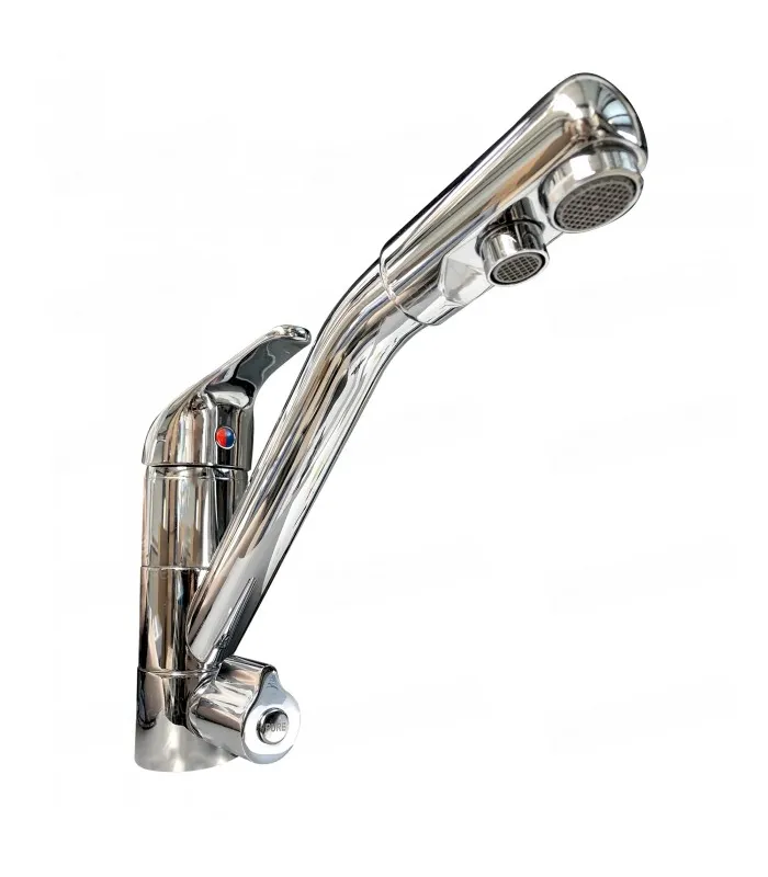 Robinet de cuisine mitigeur 3 voies Dauphin Chromé