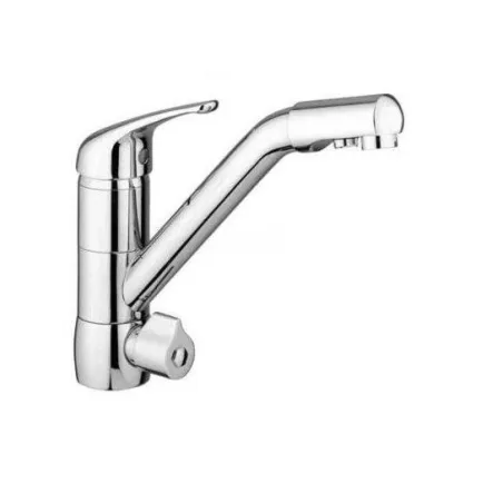 Robinet de cuisine mitigeur 3 voies Dauphin Chromé