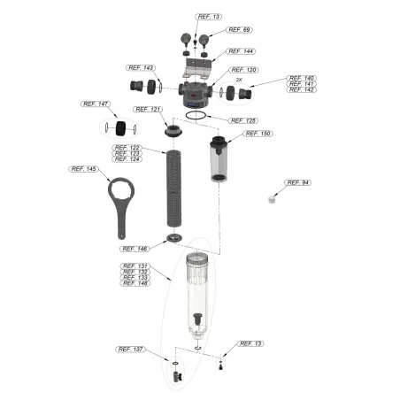 Filtre Cintropur NW280 CTN - charbon actif