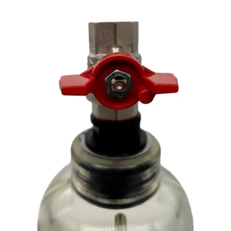 Cloche + adaptateur + vanne pour NW 400