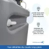 Adoucisseur d'eau 30L Fleck 5800 SXT volumétrique électronique