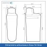 Adoucisseur d'eau 30L Fleck 5800 SXT volumétrique électronique