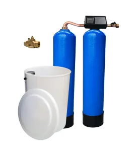 Adoucisseur d'eau duplex 2x350L fleck 9500