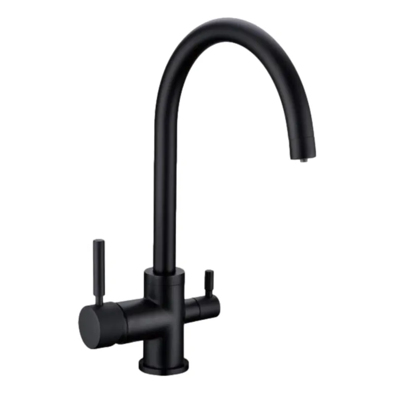 Robinet de cuisine mitigeur 3 voies ESLA noir