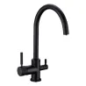 Robinet de cuisine mitigeur 3 voies ESLA noir