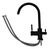 Robinet de cuisine mitigeur 3 voies ESLA noir