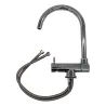 Robinet de cuisine mitigeur 3 voies Dion chrome avec bec pivotant pliable