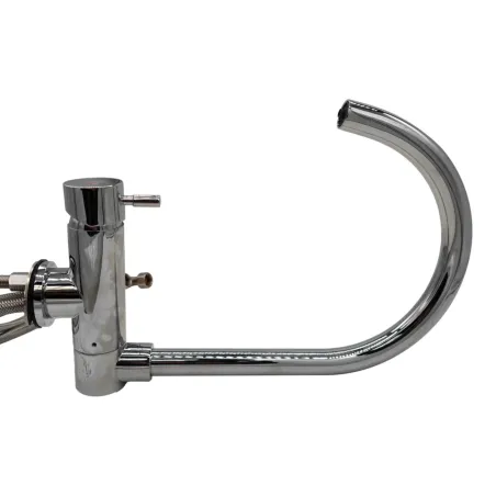 Robinet de cuisine mitigeur 3 voies Dion chrome avec bec pivotant pliable
