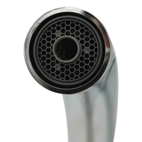 Robinet de cuisine mitigeur 3 voies Dion chrome avec bec pivotant pliable