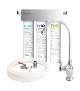 Filtre sous évier Trio UF FT82 sédiments FT83 charbon actif FT91 ultra filtration