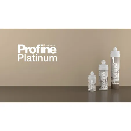 Filtre à eau Profine PLATINIUM Mini - Filtre pour le traitement des polluants éternels (Pfas) et métaux lourds