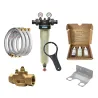 Adoucisseur d'eau duplex 2x75L Clack WS15TTV complet avec accessoires