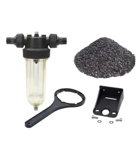 Kit Filtre à charbon actif Cintropur TE-CTN NW25 + Équerre murale + 5 L charbon actif