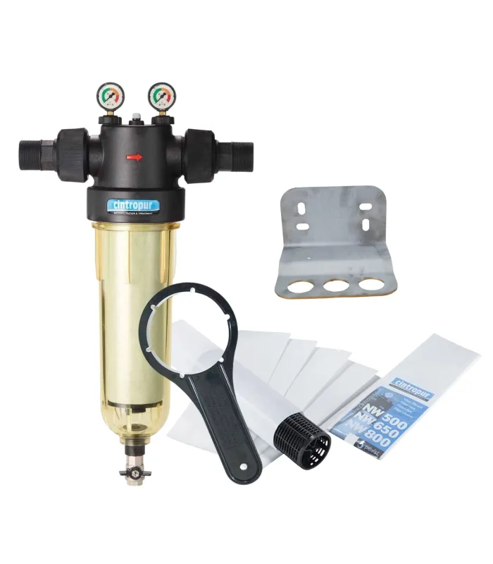 Kit Filtre à tamis Cintropur NW500 2" + fixation murale + 5 tamis filtrants 25µm
