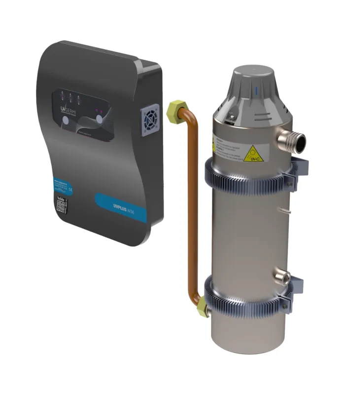 Stérilisateur UV eau potable UVGermi UVPLUS W36 - 3,2 m3/h connecté